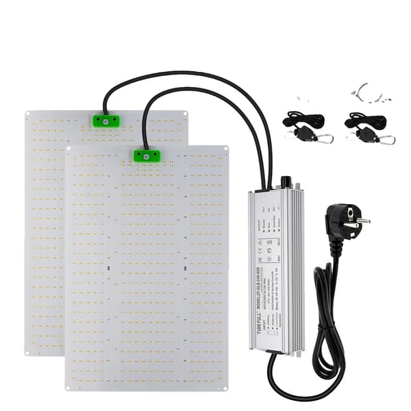 Fullspektrum LED-växtljus, dimbart med UV-brytare, finns i 120W och 240W,EU-kontakt, 240W