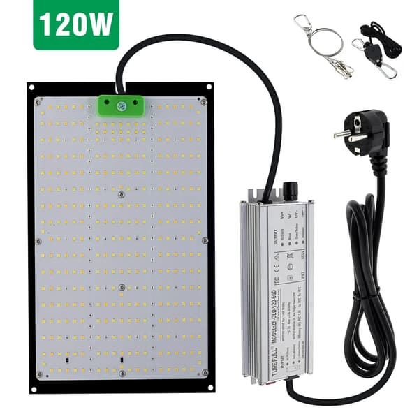 LED Växtlampa, Full Spektrum, Dimbara Ljusstyrka,120W
