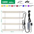 Pikkukuva 2 / 2: LED-kasvupaneelivalo, himmennettävä ohjaus, täysivaloisuus,100W