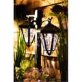 Miniatyrbillede 5 af 9: OBOSOE havesolcellelamper med dobbelthoved, vandafvisende solcellelamper, udendørs belysning, dekorativ lampe til have, græsplæne, 137 cm
