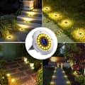 Pikkukuva 3 / 10: Bomclap 12 Pack aurinkomaavalot IP65 12 LED lämmin valkoinen valo puutarhan patiokävelytielle