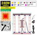 Miniatyrbillede 2 af 2: Foldbar Full Spectrum LED Vækstlys, Dæmpbar, Høj PPFD,240W