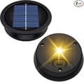 Miniatyrbillede 1 af 8: Bomclap 12-pak solcelle lanterne cover – udendørs vandtætte LED toppe, 8 cm