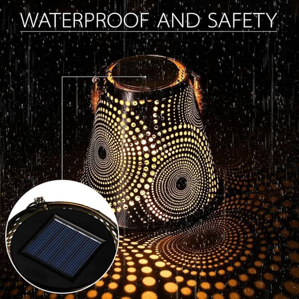 Bomclap 12-pak solcelle lanterne cover – udendørs vandtætte LED toppe, 8 cm