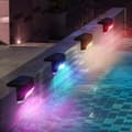 Miniatyrbild 5 av 8: Bomclap Solcellslampor för poolkant, 16-pack vattentäta LED trapp- & däcklampor utomhus trädgårdsbelysning
