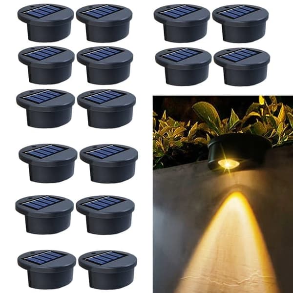 OBOSOE 20-pack solcellslampor utomhus – Vattentäta LED-lampor för trappa & poolkant