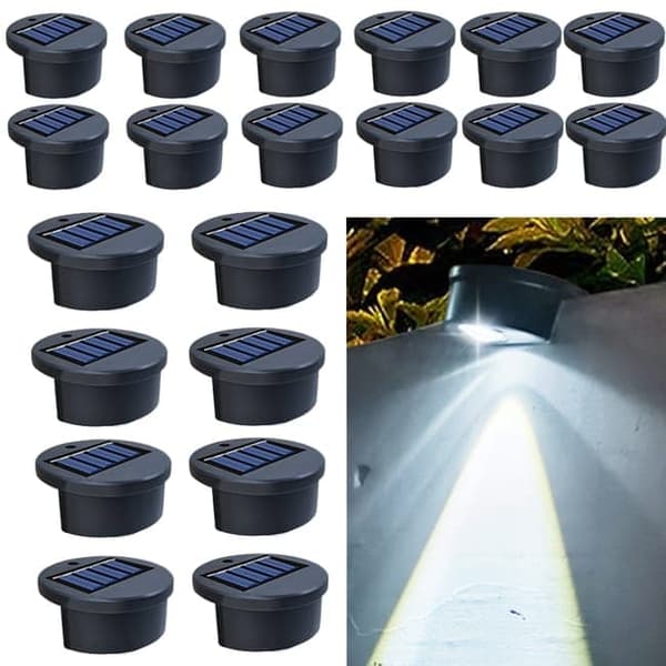 OBOSOE 20-pack aurinkolamput – Vedenpitävät LED-lamput portaisiin ja uima-altaan äärelle