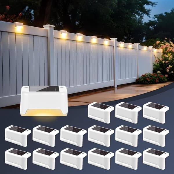 OBOSOE 20-pack aurinkolamput – Vedenpitävät LED-valot aidoille, portaille, terasseille ja parvekkeille