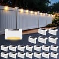 Pikkukuva 1 / 8: OBOSOE 20-pack aurinkolamput – Vedenpitävät LED-valot aidoille, portaille, terasseille ja parvekkeille