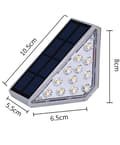 Pikkukuva 2 / 8: OBOSOE 8 Pack aurinkoportaiden valot IP67 vedenpitävät LED-valot terassille, portaikolle ja kuistille