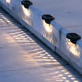 Miniatyrbillede 4 af 6: OBOSOE 8 Pack Solar Powered LED Trappe & Væglamper Udendørs, Vandtætte Lys til Hegn & Gangbro