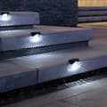 Miniatyrbillede 4 af 6: OBOSOE 8 Pack Solar Powered LED Trappe & Væglamper Udendørs, Vandtætte Lys til Hegn & Gangbro