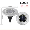 Pikkukuva 4 / 8: Bomclap 12-Pack Solar Ground Lamps 12 LEDillä – Vedenpitävät lattiavalaisimet puutarhaan ja terassille