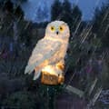 Pikkukuva 10 / 11: OBOSOE 2-pakkaus pöllön muotoinen aurinkolamppu, LED-puutarhavalaistus ulkokoristeluun