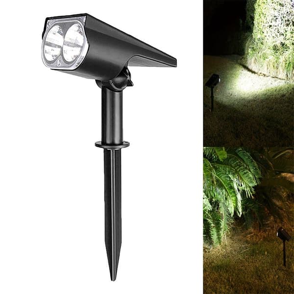 Bomclap Solar Lampe - Klassisk Design med LED Udendørsbelysning Sort Vitt ljus
