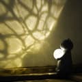 Miniatyrbillede 3 af 6: OBOSOE Solar Powered Lighting Garden Statue – Havedekoration Lysende kattefigur til udendørs brug, Dekorativ kat til have og have
