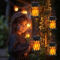 Miniatyrbillede 4 af 6: OBOSOE Solar Powered Belysning GARDEN LAMPE LANTERNE VÆGLAMPE SOLAR PENDEL EG LAMPE