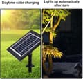 Miniatyrbillede 3 af 8: OBOSOE solcelledrevet damlampe med IP68 – farveskiftende solcellebelysning og græsplænelanterne til have/pool