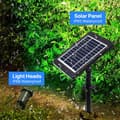 Miniatyrbillede 4 af 8: OBOSOE solcelledrevet damlampe med IP68 – farveskiftende solcellebelysning og græsplænelanterne til have/pool
