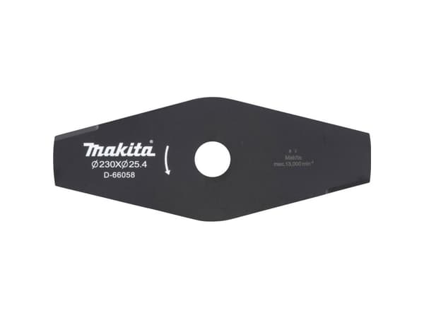 Makita - Brush cutter blade - for weeds, dry grass - 230 mm - 2 tenner - for Makita DUR368AZ, DUR368LZ, DUR369AZ, DUR369LZ