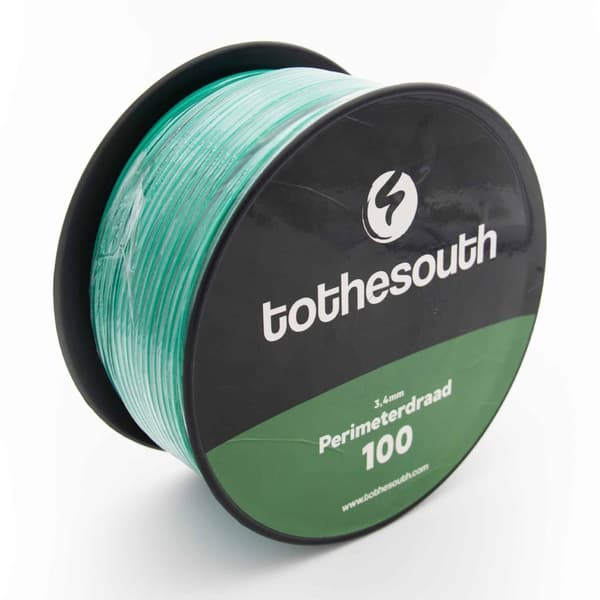 100 meter To the South® 3.4mm Perimeterdraad / Begrenzingsdraad egnet til alle Bosch Robotplæneklippere - 100 meter (ekstra stærk)
