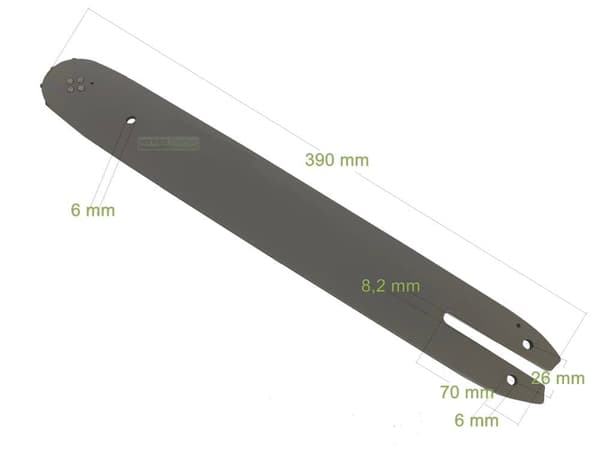 35 cm / 1,3 mm / 3/8" / 50 TG Sværd + 4 kæde for Stihl 018 MS 180