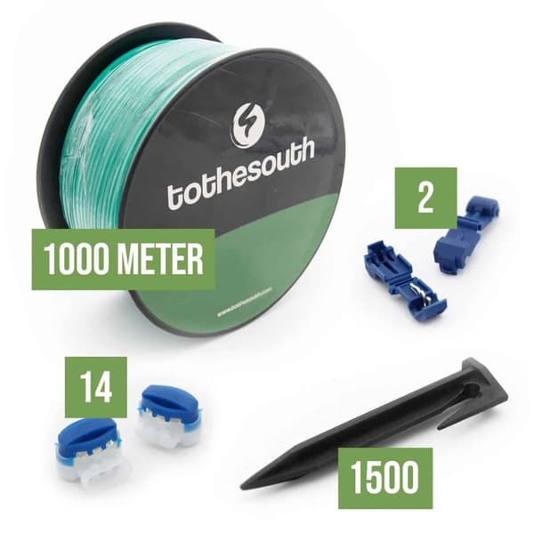 To the South® 2.7mm Universal Installationssæt til alle egnet til alle Robotplæneklippere