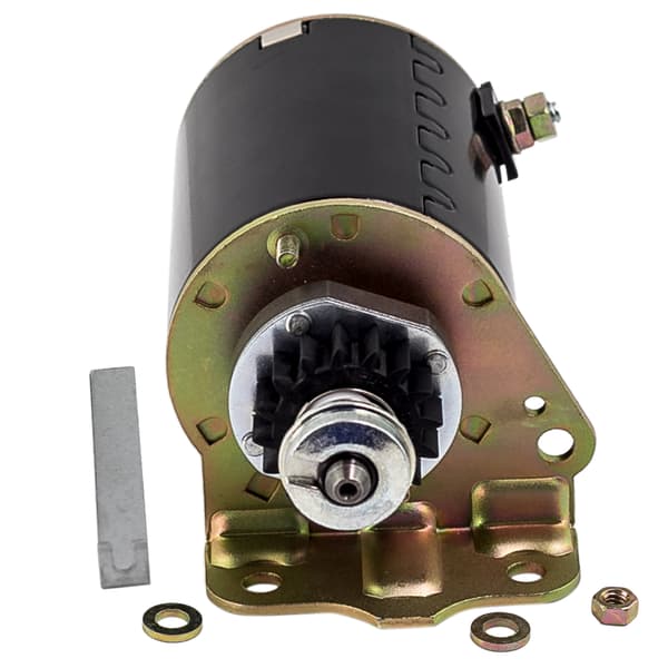 Græsslåmaskine starter motor, 12V elektrisk, kompatibel med Briggs & Stratton motor
