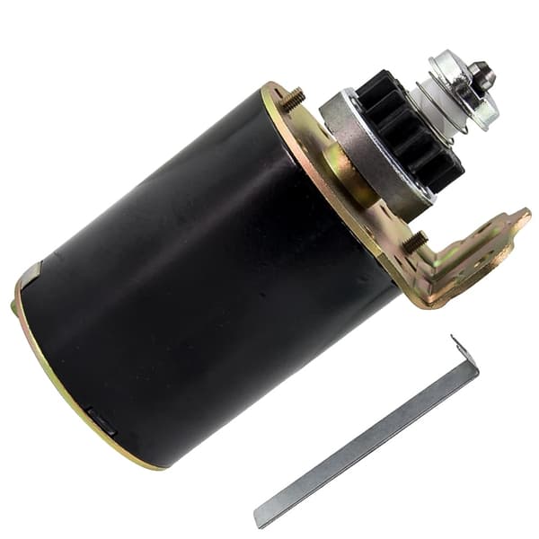 Græsslåmaskine starter motor, 12V elektrisk, kompatibel med Briggs & Stratton motor
