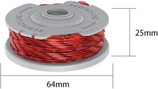Lollanda Ersättningsspole för Flymo grästrimmer – 1,5 mm nylon dubbeltråd med automatisk matning