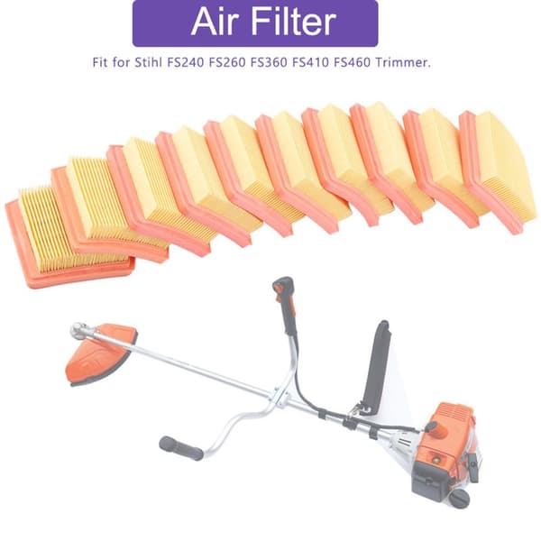 10 x luftfilterrenser til Stihl FS410 FS460 FS240 FS260 FS360 Trimmer