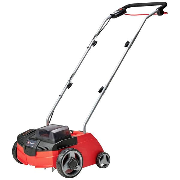 Einhell GC-SC 36/31 Li – Solo Power X-Change Vertikalskärare Li-Ion Batteri Bakre urladdning, Höjdjusterbart handtag, f Svart, Grå, Röd
