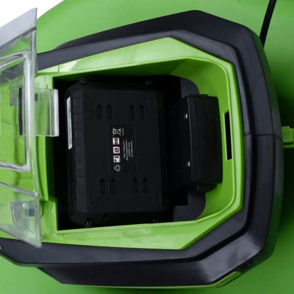 vidaXL ledningsfri plæneklipper to batteripakker 20 V 2000 mAh Li-ion