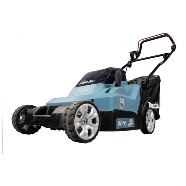 Makita Batteri Gräsklippare inkl. batteri, inkl. 2 batteri 18 V Klippbredd 380 mm