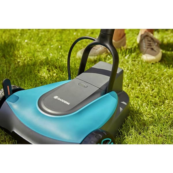 GARDENA 22/18V P4A Ready-To-Use Set Batteri Gräsklippare Mulching-funktion, inkl. batteri, med klipphöjdjustering, inkl