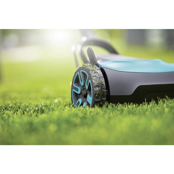 GARDENA 22/18V P4A Ready-To-Use Set Batteri Gräsklippare Mulching-funktion, inkl. batteri, med klipphöjdjustering, inkl