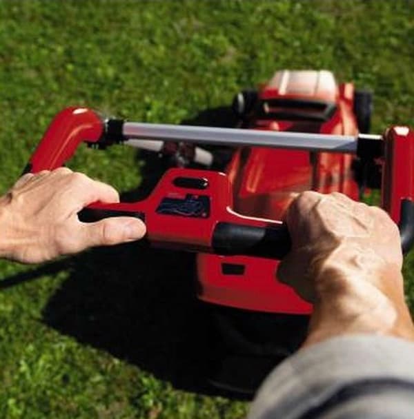 Einhell GE-CM 36/37 Li-Solo Push -ruohonleikkurin akku/akku musta, punainen