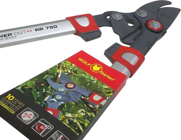 WOLF-Garten Loppers POWER CUT** RR 750 - längd 750 mm - armar av aluminium - 3x mer kraft - justerbar bladspänning