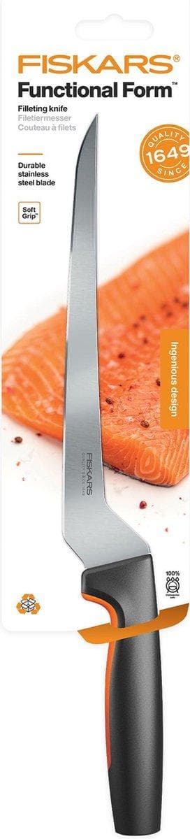 Fiskars Funktionel Form Fileteringskniv 21 cm - Rustfrit stål - Softtouch anti-skrid belægning