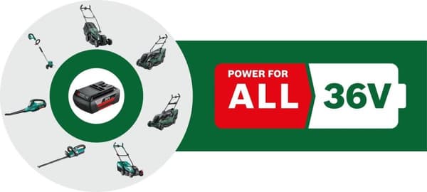 Bosch Advanced Grass Cut 36 LI Grästrimmer - Med 36 V batteri och laddare