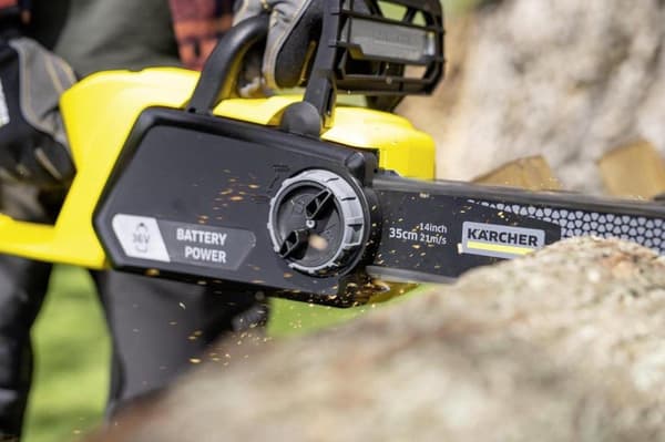 Kärcher CNS 35 Batteri Motorsav - 36 Volt - Eksklusivt batteri og oplader - 35 cm sværd længde