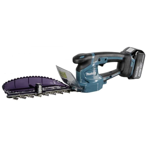 Makita DUM604RFX 18V Li-Ion batteri grässaxsats (1x 3,0Ah batteri) - 160mm