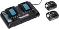 Miniatyrbillede 5 af 10: Makita - DLM432PT2 - 2x 18V - batteri - plæneklipper - sæt - 2x 5,0 Ah - duo oplader