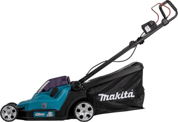 Makita - DLM432PT2 - 2x 18V - batteri - plæneklipper - sæt - 2x 5,0 Ah - duo oplader