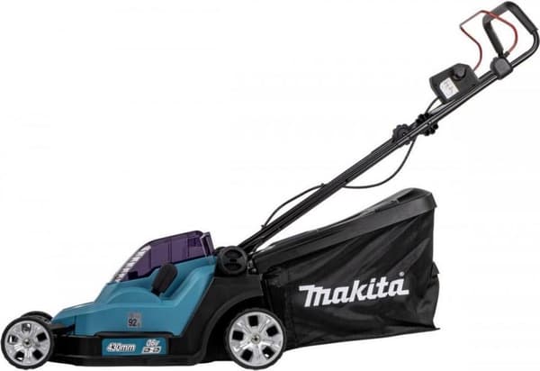 Makita - DLM432PT2 - 2x 18V - batteri - plæneklipper - sæt - 2x 5,0 Ah - duo oplader