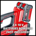 Pikkukuva 4 / 10: Einhell-akkulehtipuhallin - GE-LB 36/210 Li E BL Solo - 210 km/h - Power X-Change - (ilman akkua ja laturia)