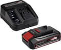 Miniatyrbillede 3 af 5: Einhell GE-CG 18/100 Li + 2,5 Ah Starter-Kit Græs- og busksaksudstyr Batteri Softgriff, inkl. batteri, inkl. lader 18V