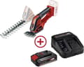 Miniatyrbillede 1 af 5: Einhell GE-CG 18/100 Li + 2,5 Ah Starter-Kit Græs- og busksaksudstyr Batteri Softgriff, inkl. batteri, inkl. lader 18V
