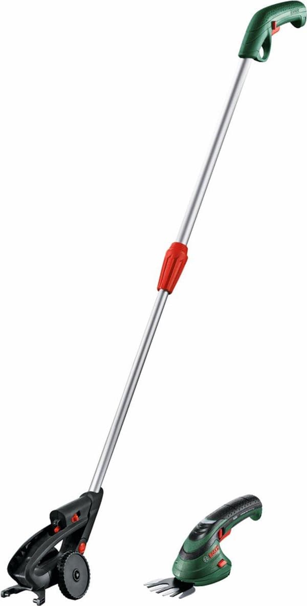 Bosch ISIO sladdlös grässax - Inkl. teleskophandtag, 3,6 V batteri (1,5 Ah) och 3,5 timmars laddare