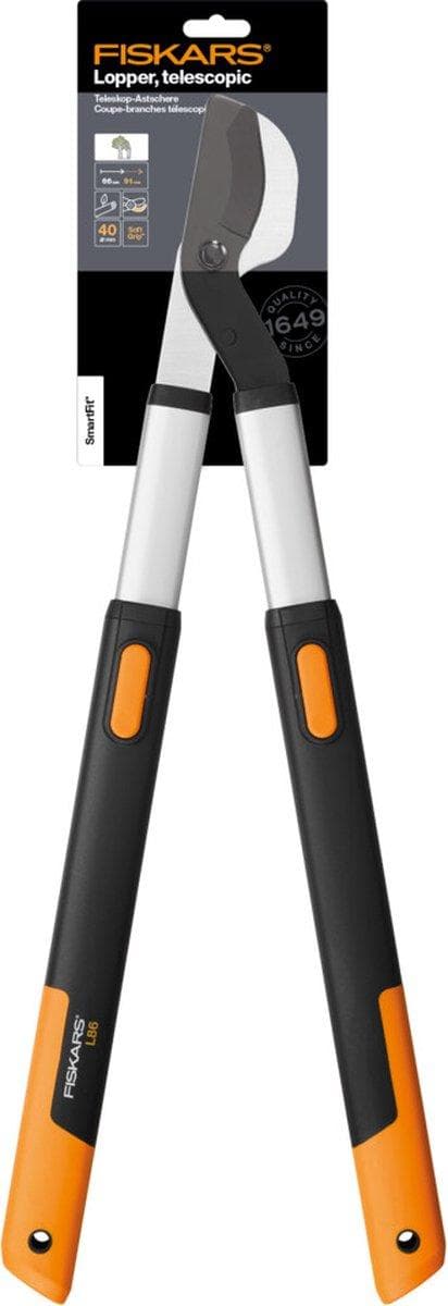 Fiskars SmartFit teleskooppinen lopper L86 - 65/90 cm